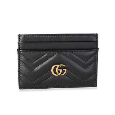 gucci black leather card - Gem