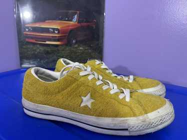 Converse one star outlet ox yellow suede