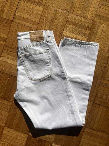 RE/DONE RE/DONE 50S Faded White Jean, Size 34