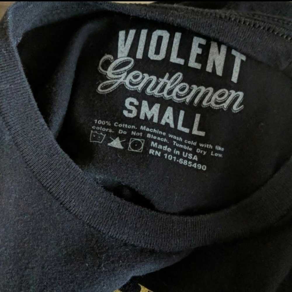 {Violent Gentlemen} Tee Size Small - image 5