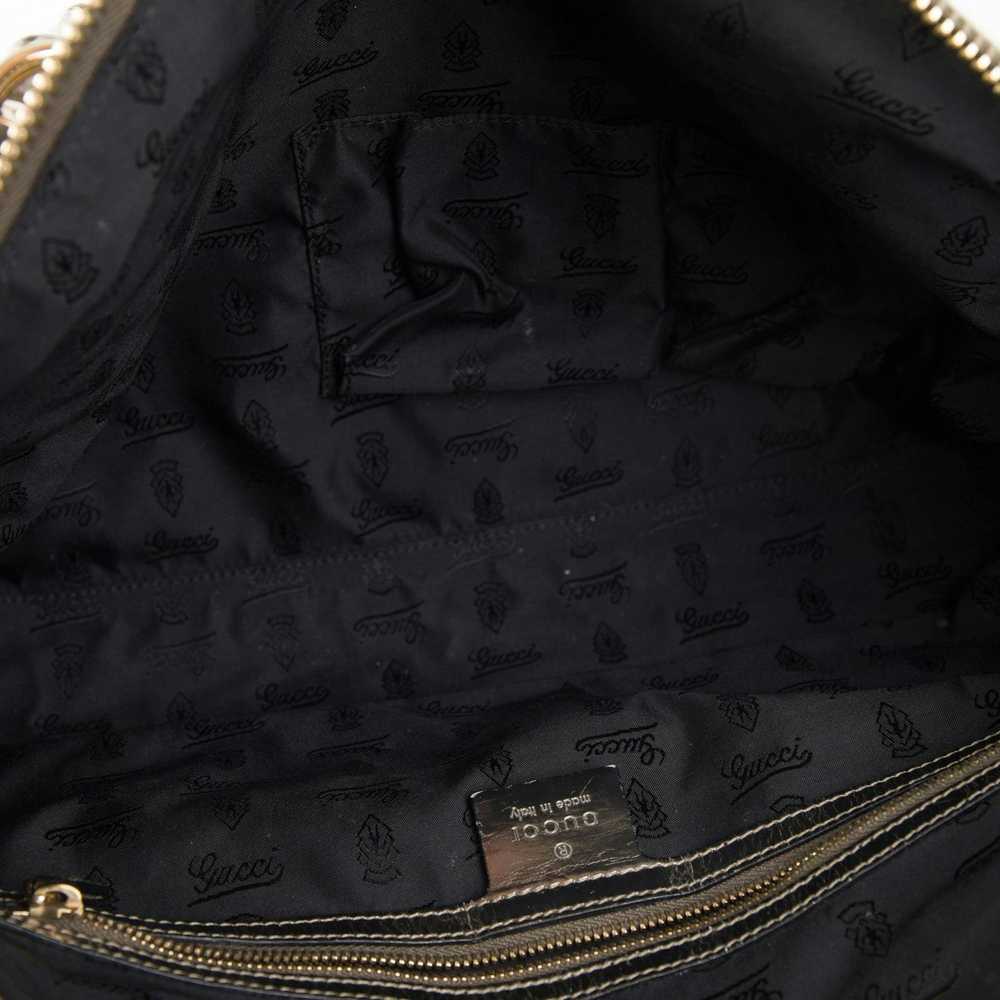 Gucci Gucci Black Dialux Pop Bamboo Top Handle Bag - image 8