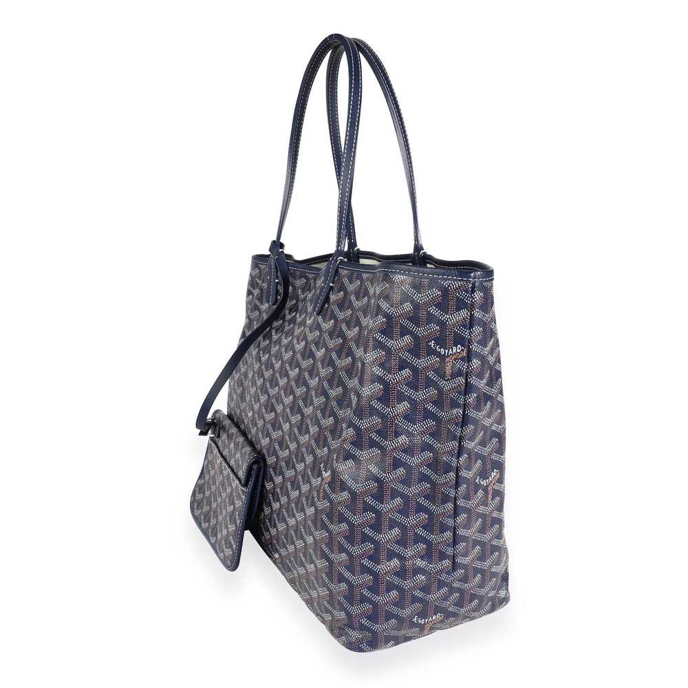 Goyard Goyard Blue Goyardine Saint Louis PM Tote - image 2