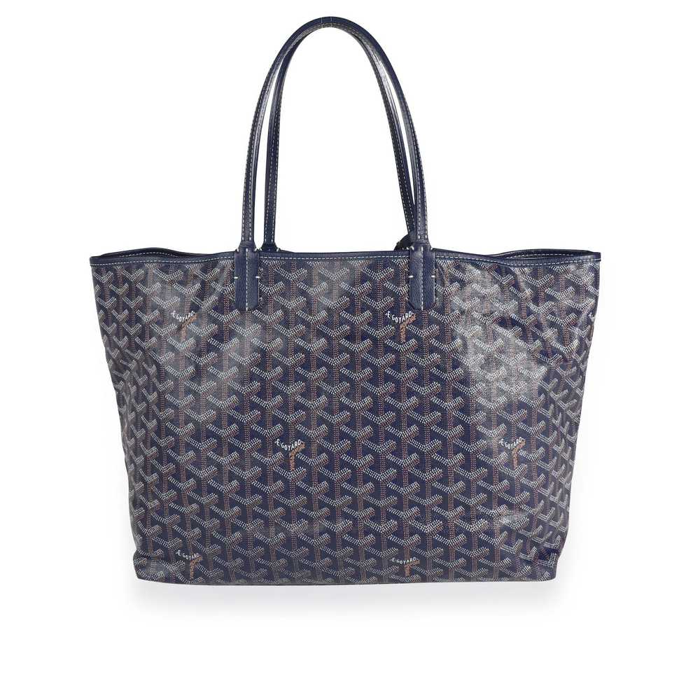 Goyard Goyard Blue Goyardine Saint Louis PM Tote - image 3