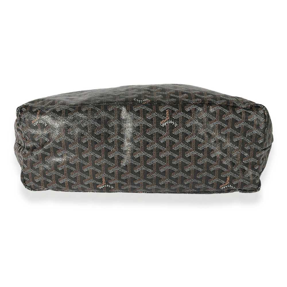 Goyard Goyard Black Goyardine Canvas & Black Leat… - image 6