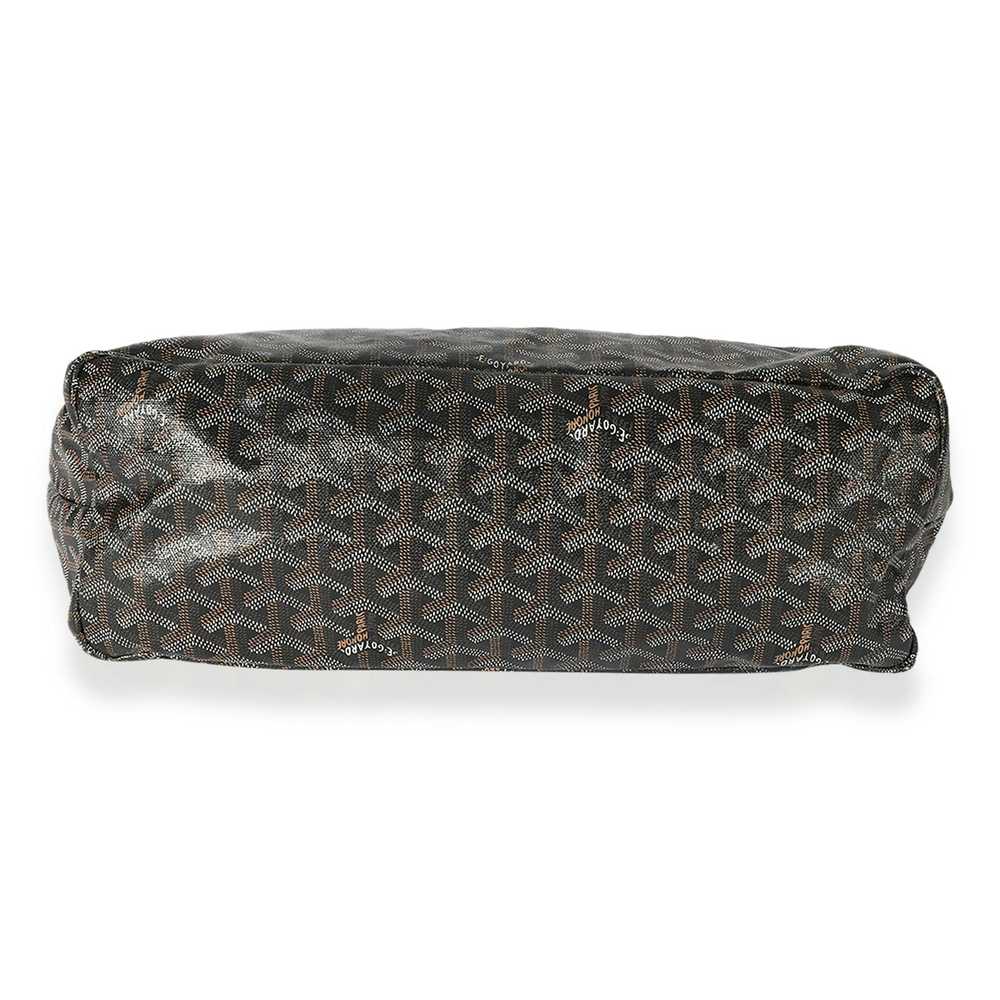 Goyard Goyard Black Goyardine Canvas & Black Leat… - image 7