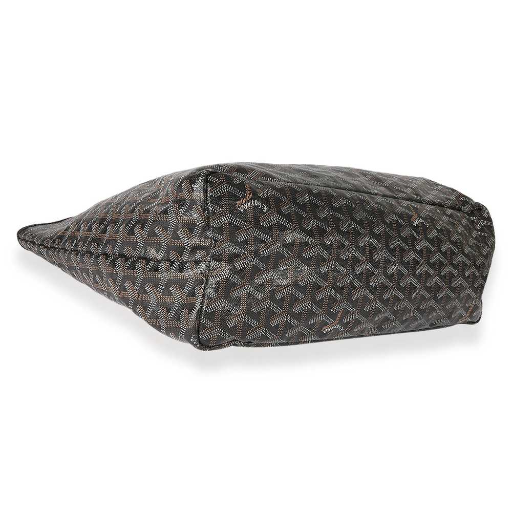 Goyard Goyard Black Goyardine Canvas & Black Leat… - image 8