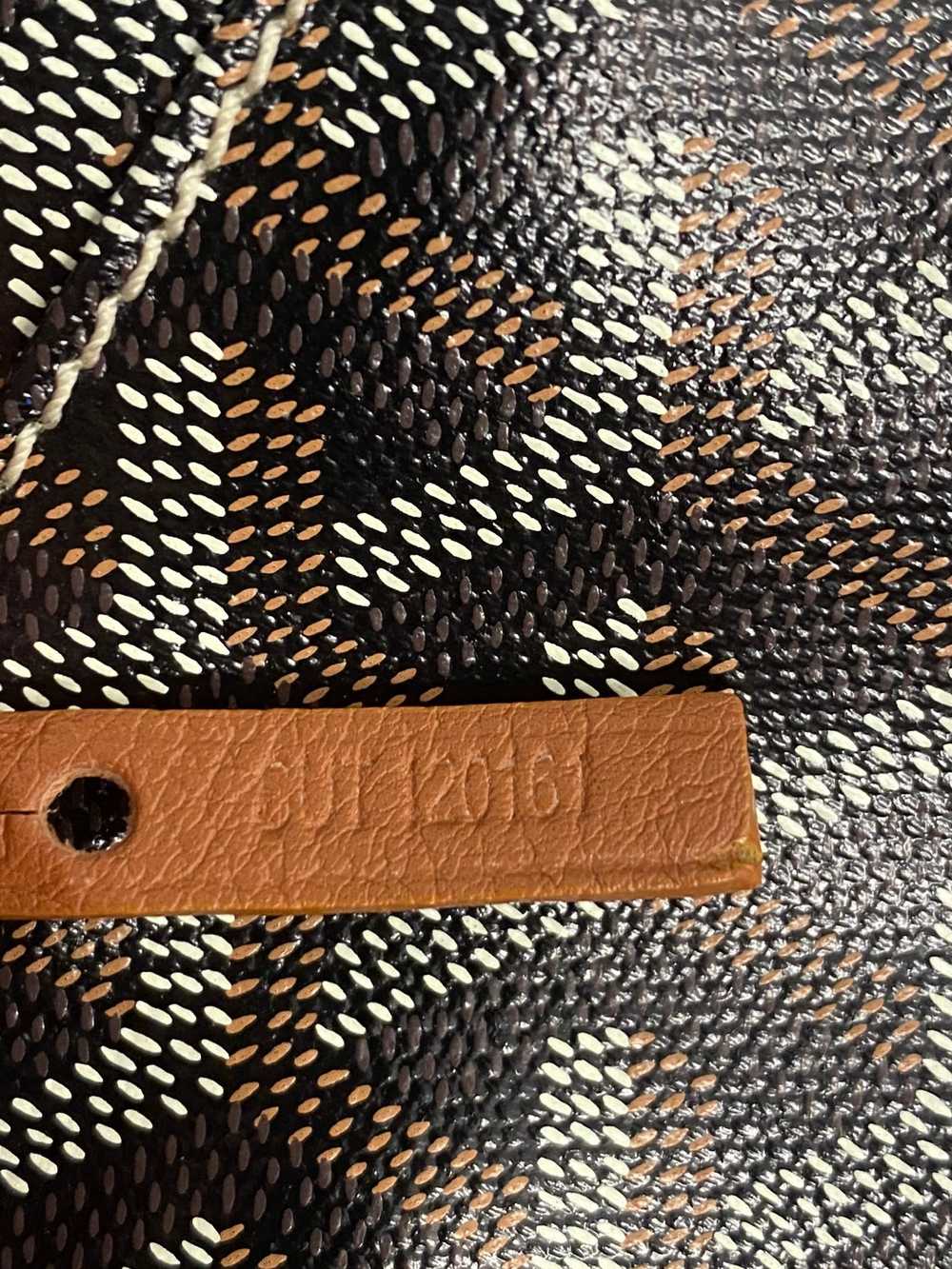 Goyard Goyard Black & Brown Goyardine Anjou PM Re… - image 10