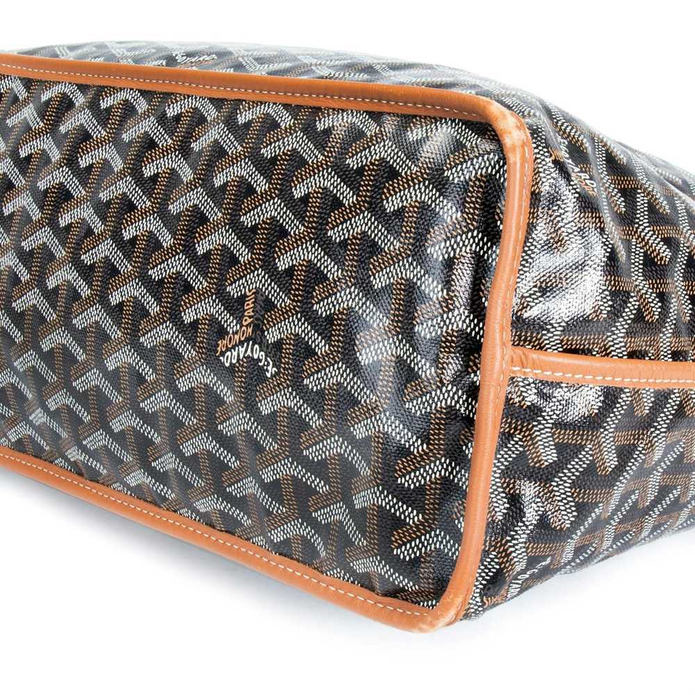 Goyard Goyard Black & Brown Goyardine Anjou PM Re… - image 8