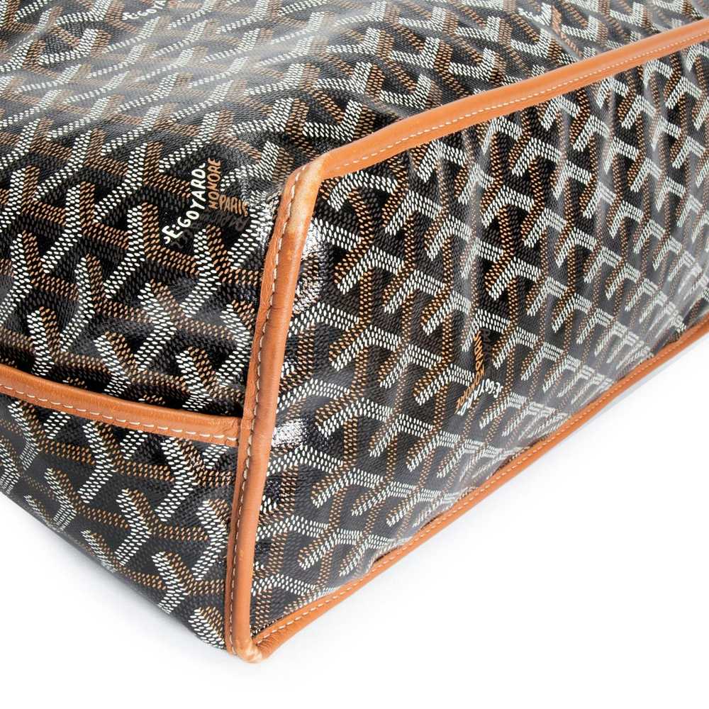 Goyard Goyard Black & Brown Goyardine Anjou PM Re… - image 9