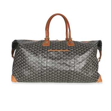 Goyard Goyard Black & Tan Goyardine Boeing 65 Duff