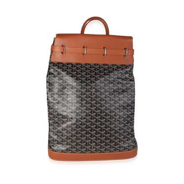 Goyard Goyard Black Goyardine & Brown Leather Ste… - image 1