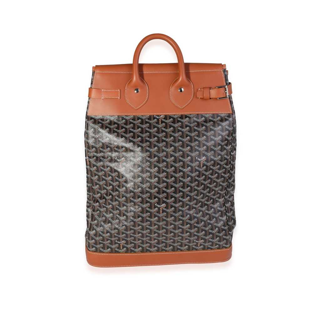 Goyard Goyard Black Goyardine & Brown Leather Ste… - image 3