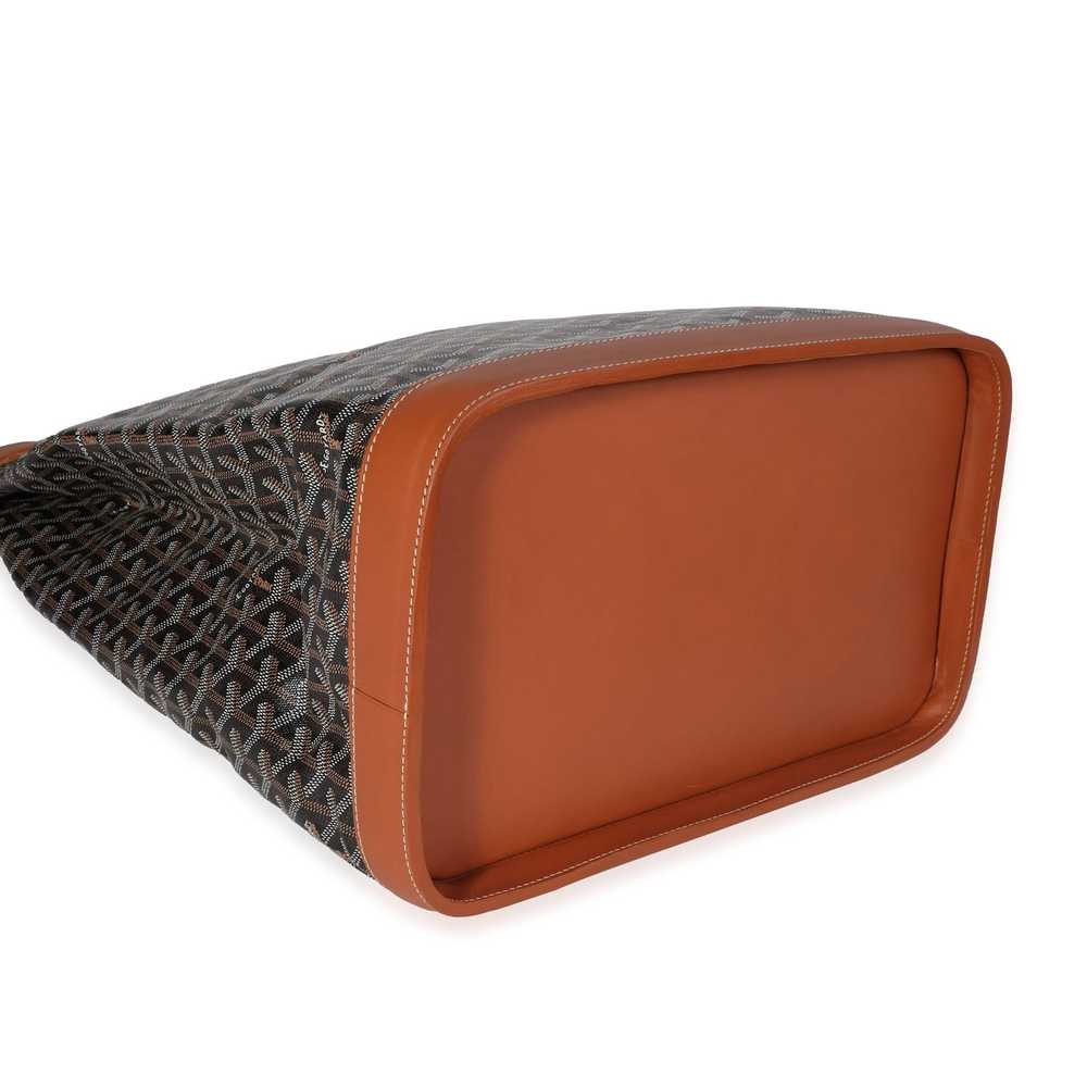 Goyard Goyard Black Goyardine & Brown Leather Ste… - image 7