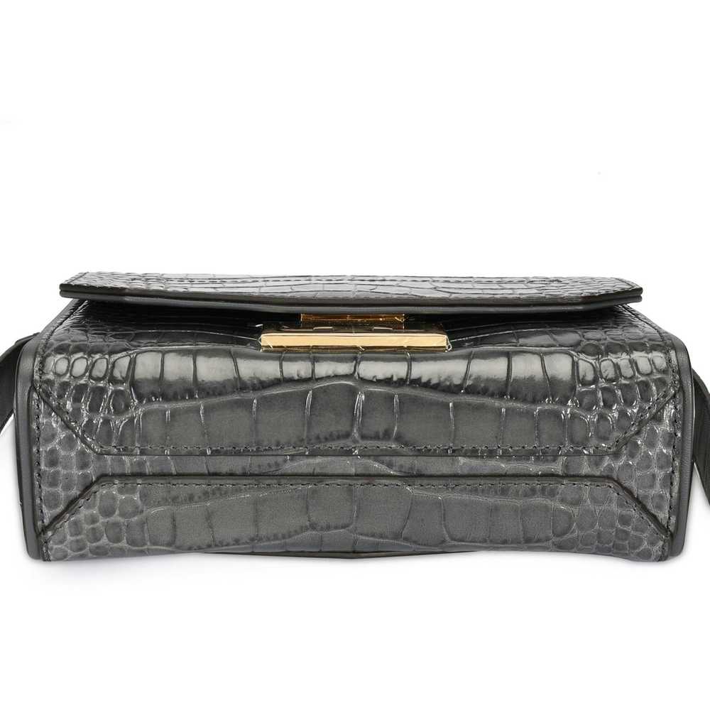 Givenchy Givenchy Storm Grey Crocodile-Effect Min… - image 5