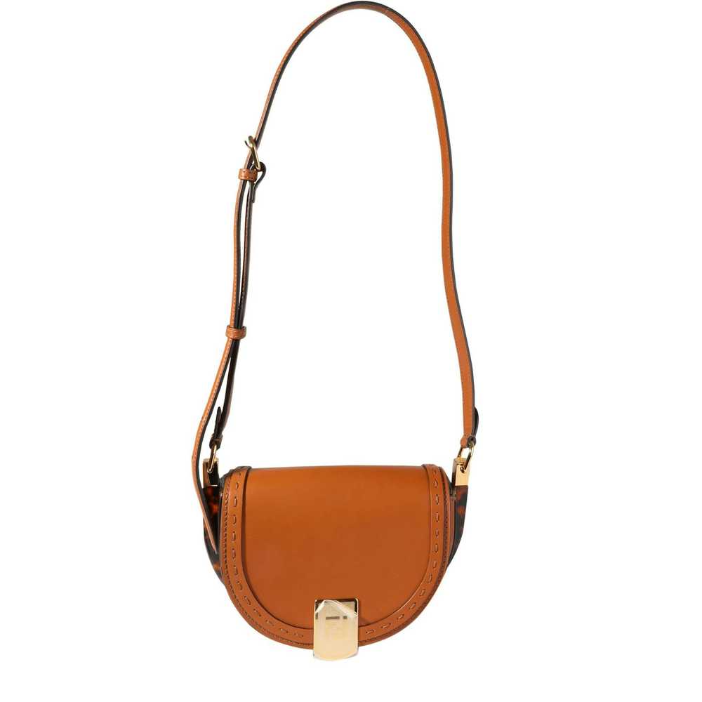 Fendi Fendi Brown Vitello Leather & Plexiglass Mo… - image 4