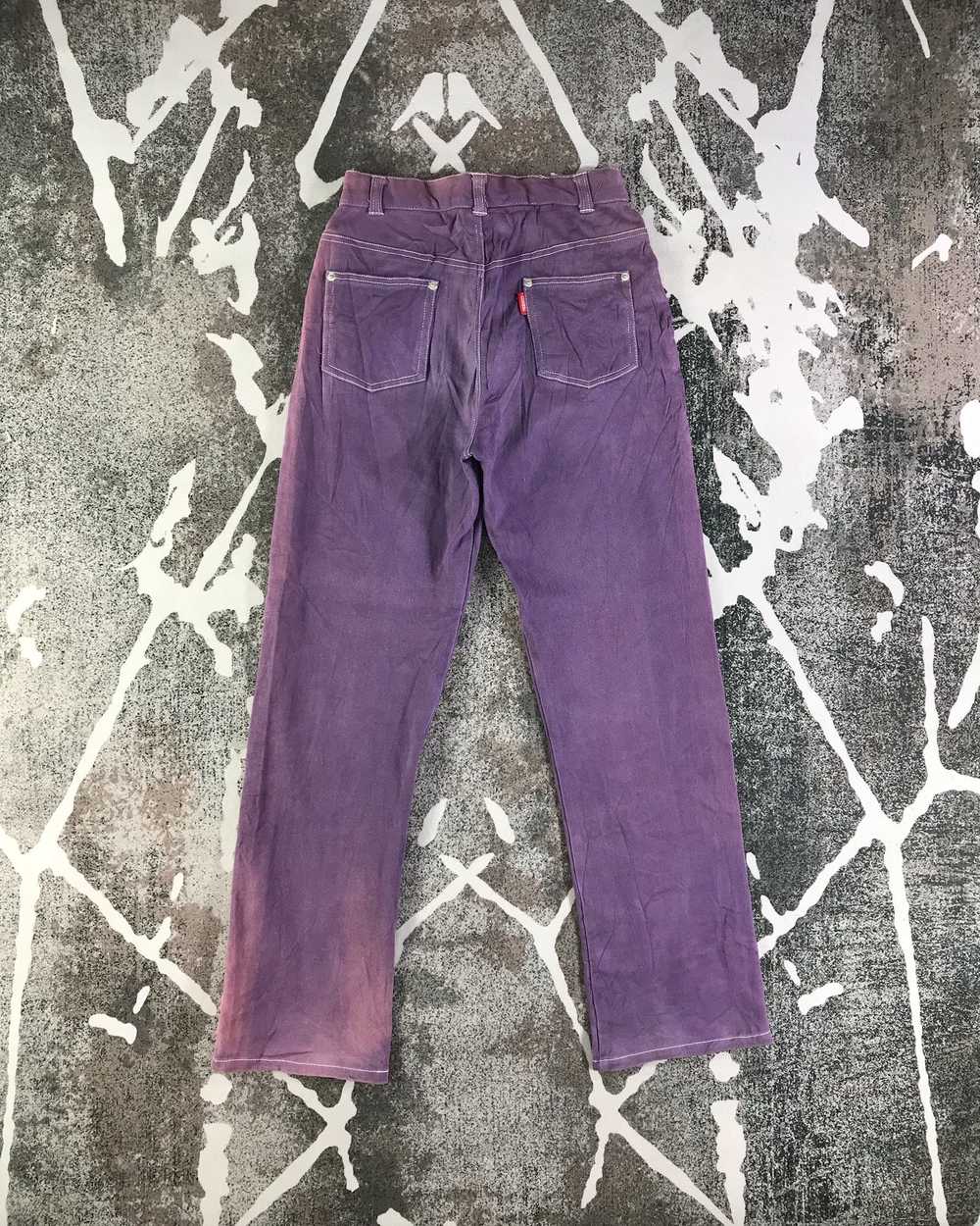 Fiorucci × Vintage Vintage Fiorucci Jeans Faded D… - image 2