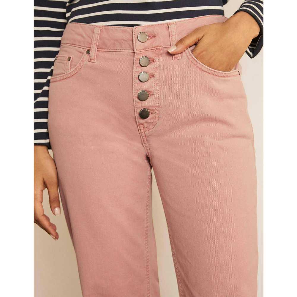 Boden Boden Mid Rise Button Front Girlfriend Jean… - image 7