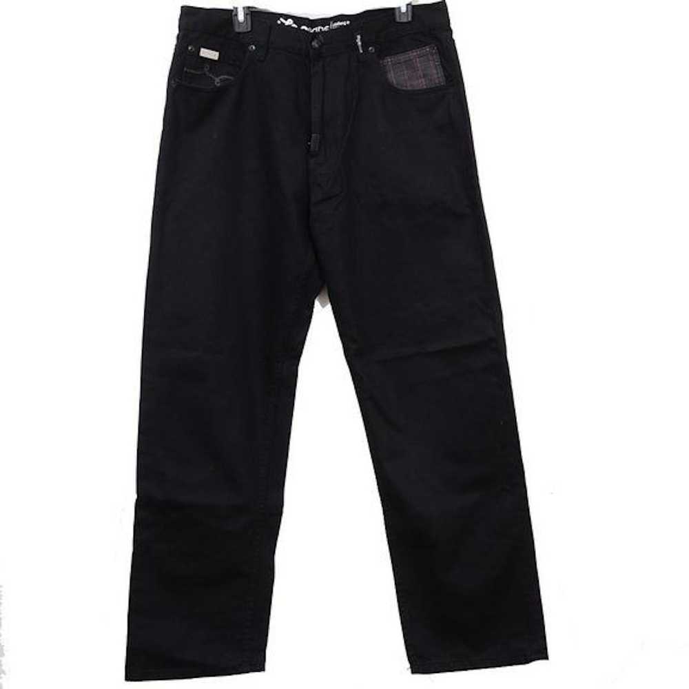 LRG LRG Men's True Black Denim Straight Leg Cotto… - image 1