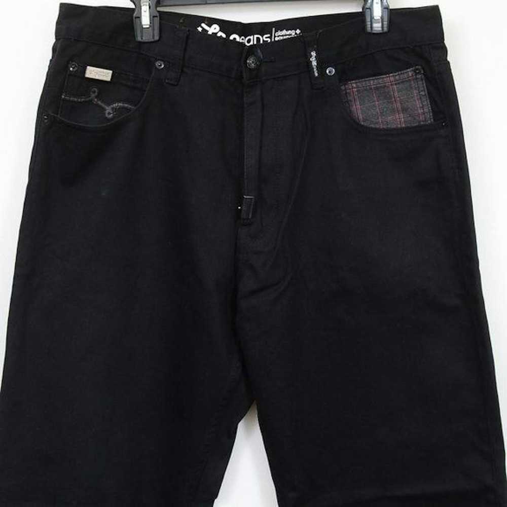 LRG LRG Men's True Black Denim Straight Leg Cotto… - image 2