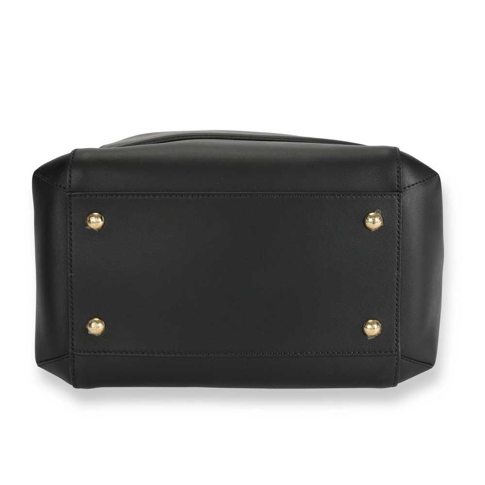 Fendi Fendi Black Vitello Leather Karligraphy Cha… - image 4