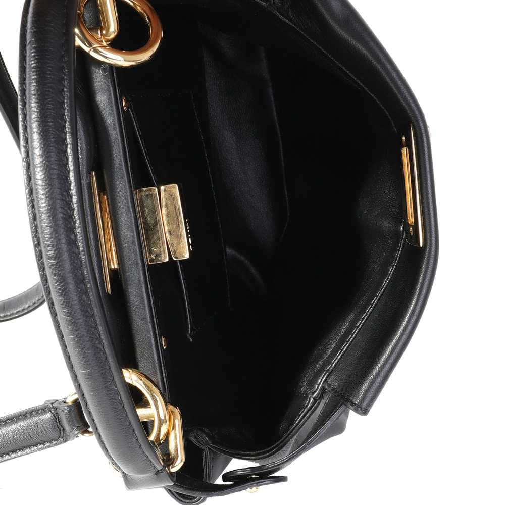 Fendi Fendi Black Nappa Leather Iconic Mini Peeka… - image 7