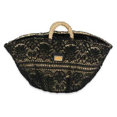 Dolce & Gabbana Dolce & Gabbana Beige Raffia and B