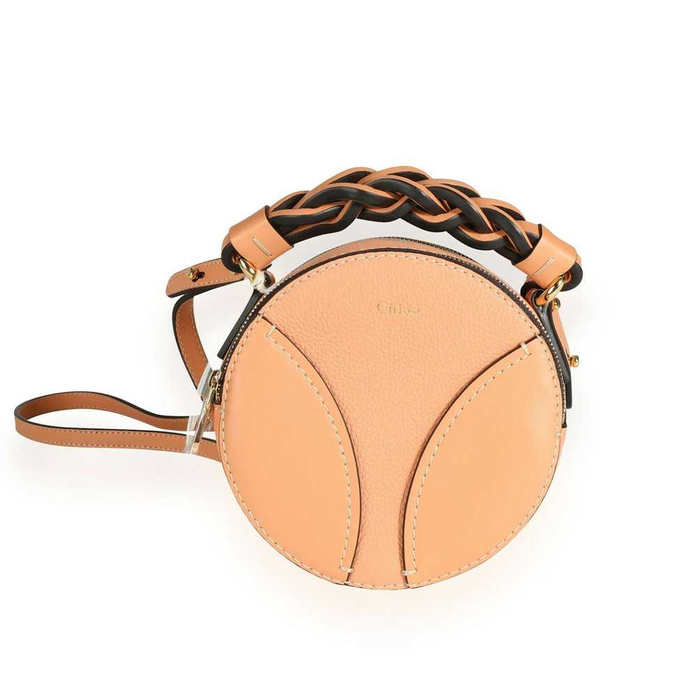 Chloe Chloé Peach Bloom Grained Calfskin Mini Rou… - image 1