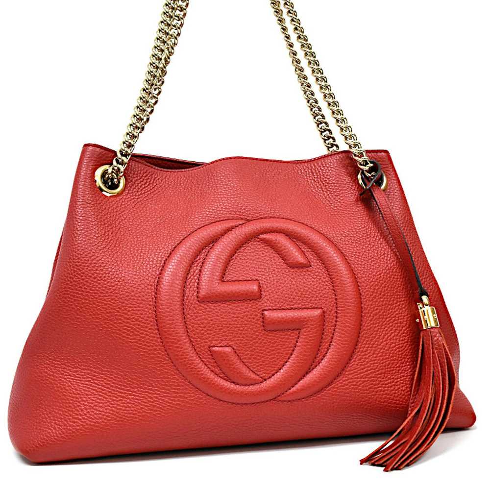 Gucci Gucci Shoulder Bag Soho Interlocking Leather Re Gem 9262