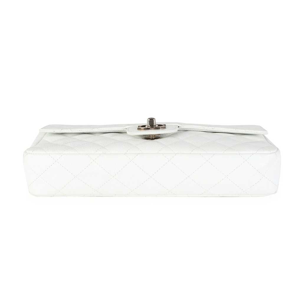 Chanel Chanel White Caviar Quilted East West Bijo… - image 5