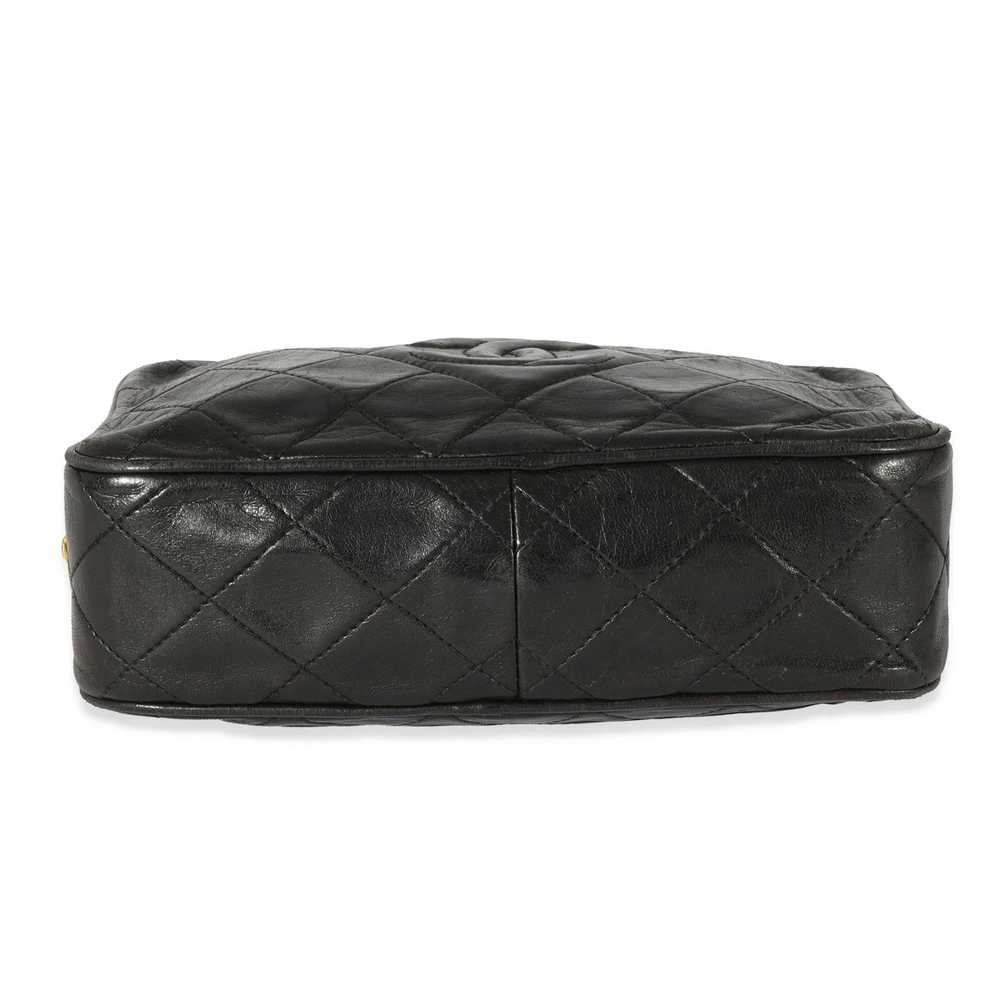 Chanel Chanel Vintage Lambskin Diamond Quilted Ta… - image 5