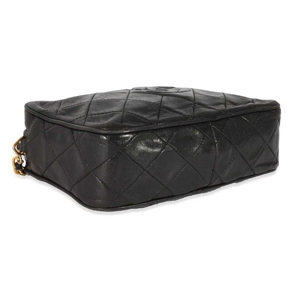 Chanel Chanel Vintage Lambskin Diamond Quilted Ta… - image 6