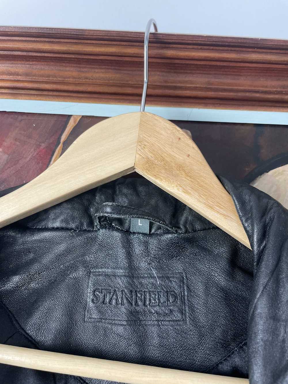 Leather × Leather Jacket × Vintage Vintage Genuin… - image 5