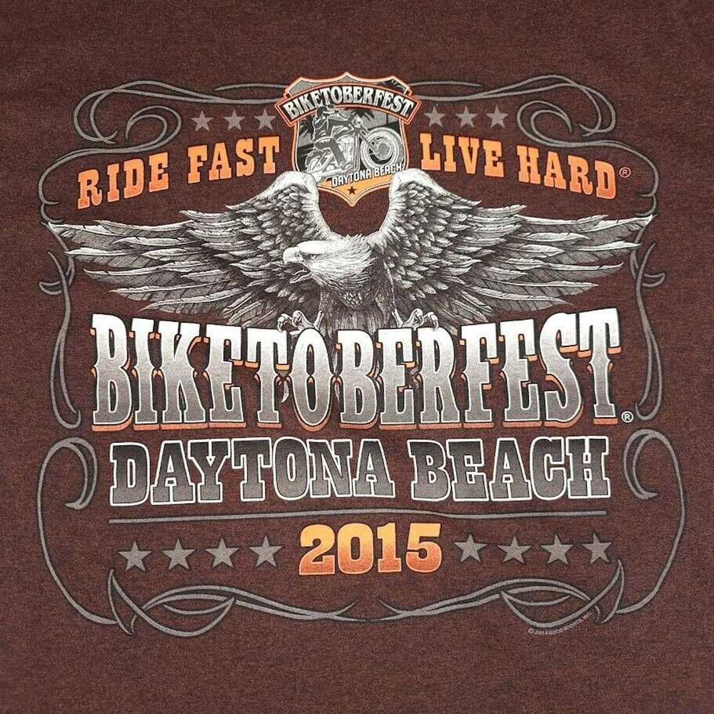 Streetwear Biketoberfest T Shirt Mens Size XL 201… - image 4