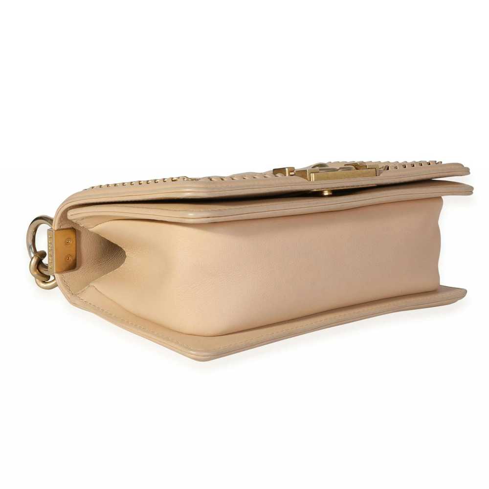 Chanel Chanel Tan Calfskin Interwoven Chain Small… - image 7