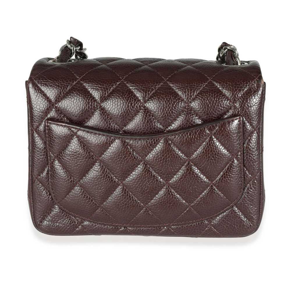 Chanel Chanel Raisin Caviar Quilted Classic Squar… - image 3