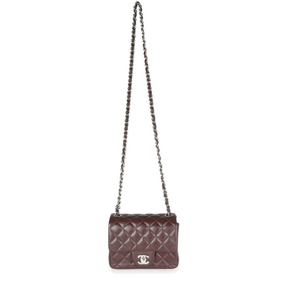 Chanel Chanel Raisin Caviar Quilted Classic Squar… - image 4