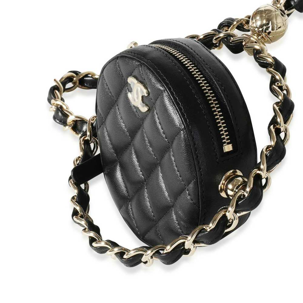 Chanel Chanel Quilted Lambskin Clutch with Chain - image 2