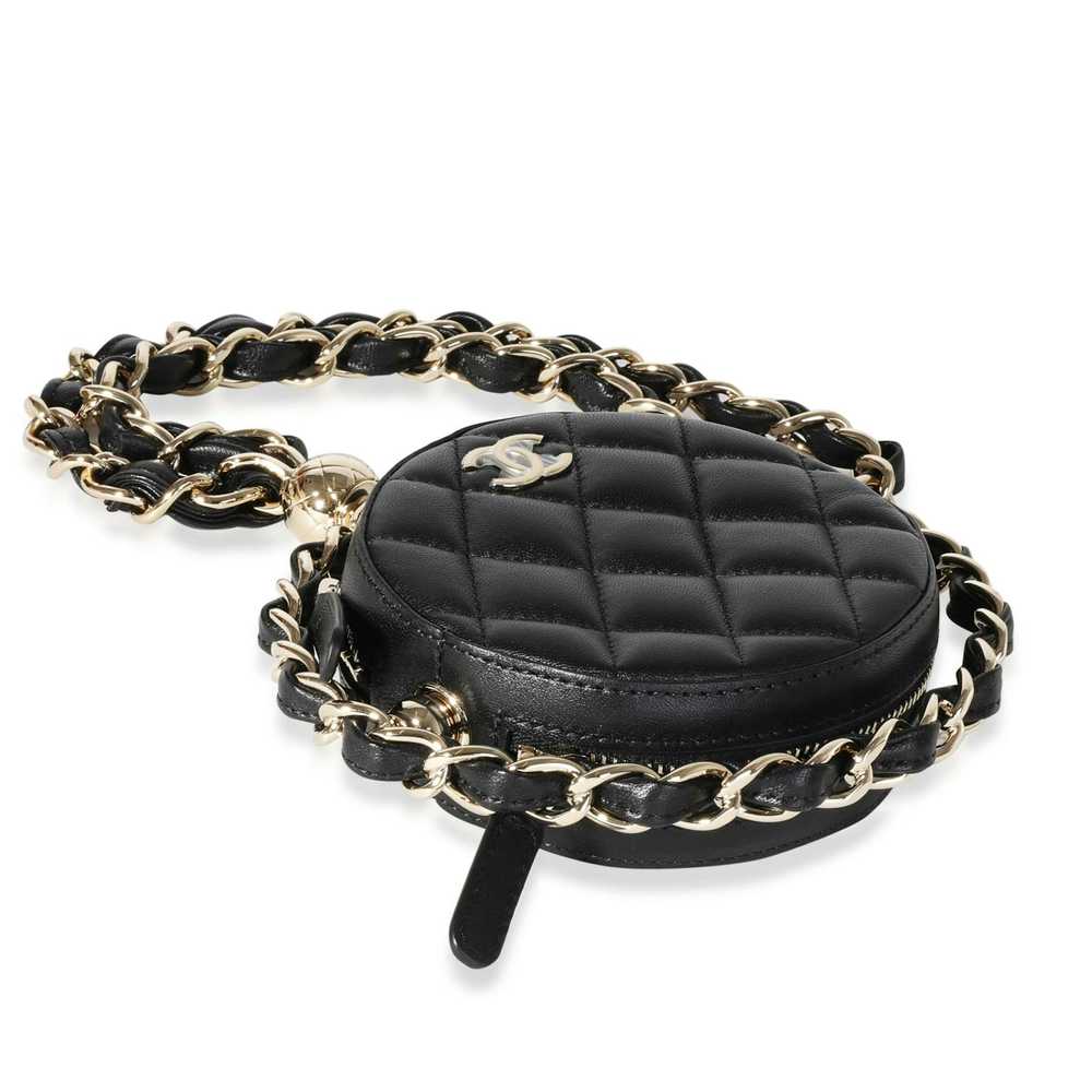 Chanel Chanel Quilted Lambskin Clutch with Chain - image 6