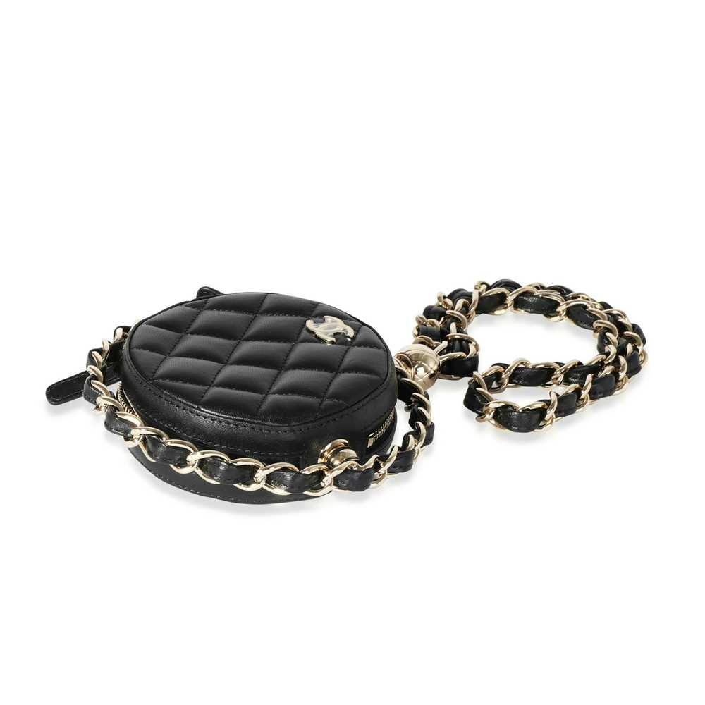 Chanel Chanel Quilted Lambskin Clutch with Chain - image 7