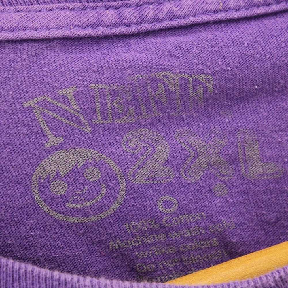 Vintage NEFF Shirt Tee Mens Purple Big Pirate Gra… - image 5