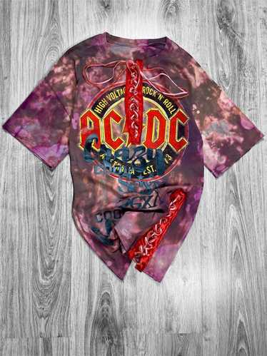 Ac/Dc × Band Tees × Vintage Vintage AC/DC Tie Dye 