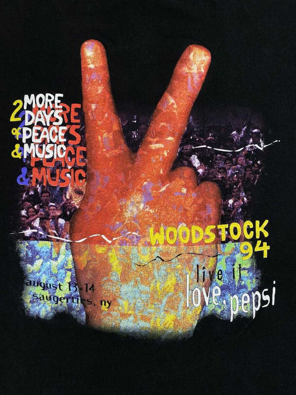Band Tees × Vintage 1994 Woodstock T-Shirt - image 2
