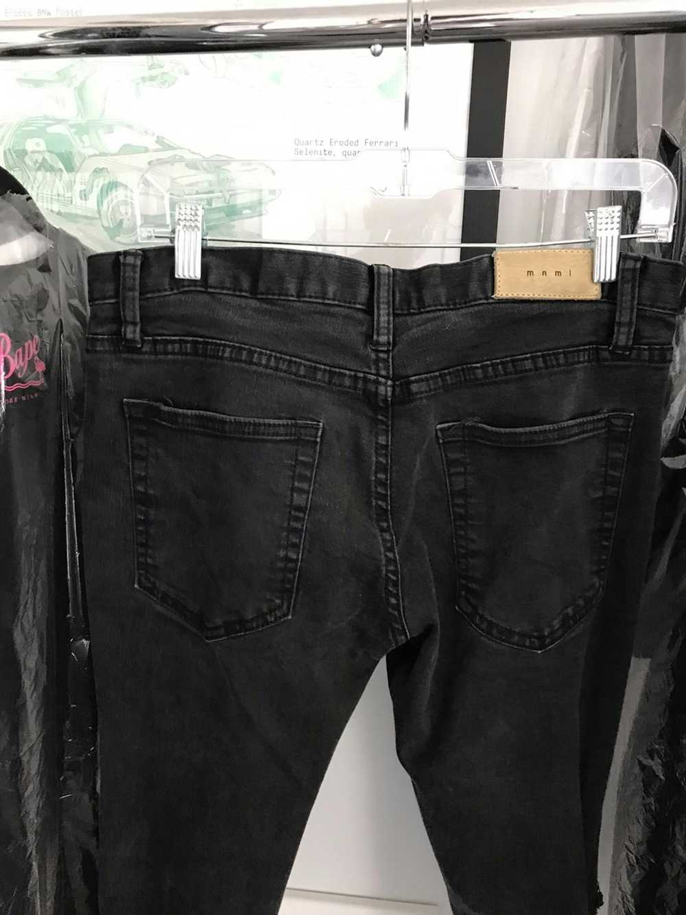 MNML MNML zipper jeans pants size 31 denim - image 3