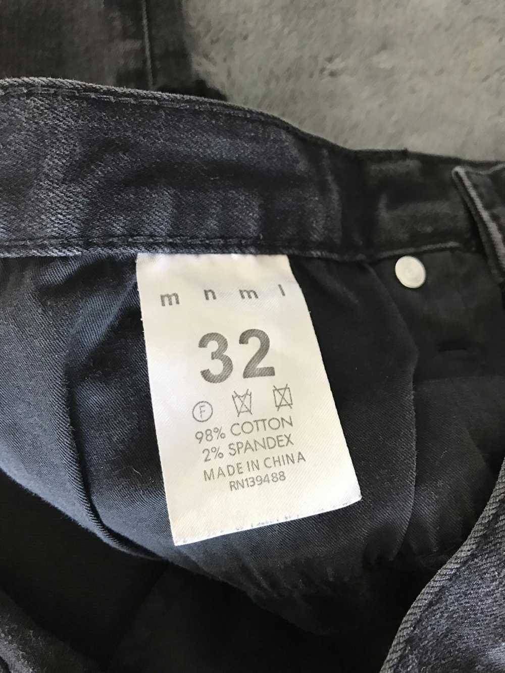 MNML MNML zipper jeans pants size 31 denim - image 7