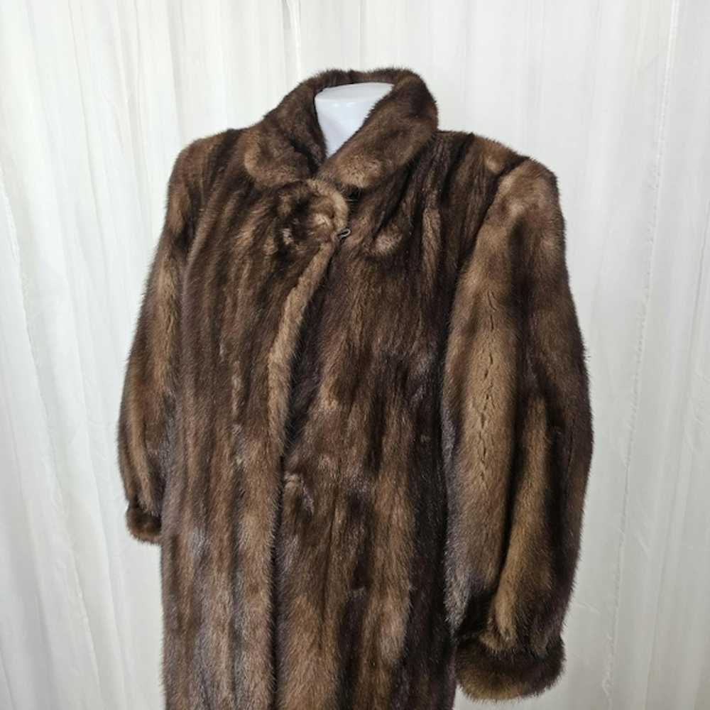 Non Signe / Unsigned Dasco genuine mink fur coat … - image 2