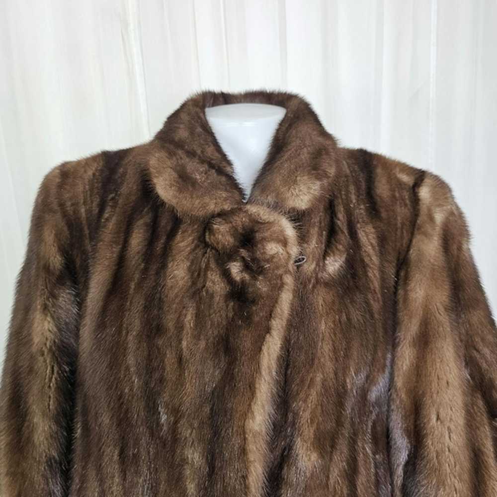 Non Signe / Unsigned Dasco genuine mink fur coat … - image 5