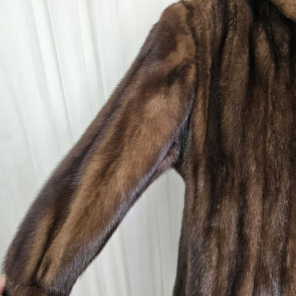 Non Signe / Unsigned Dasco genuine mink fur coat … - image 6