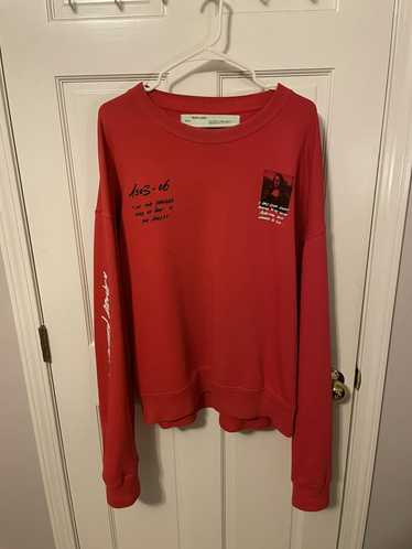 Off white red mona lisa outlet tee