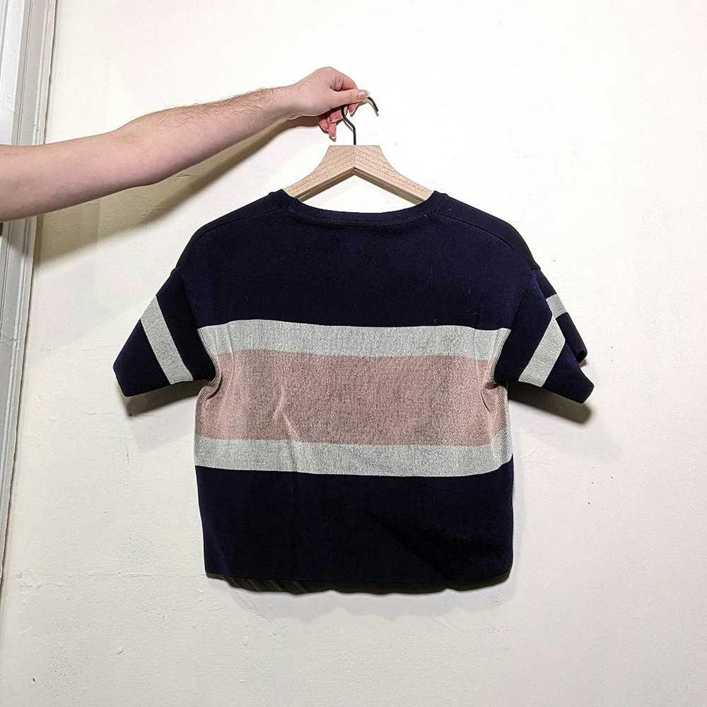 Topshop topshop stripe boxy crop tee aso teen wol… - image 3