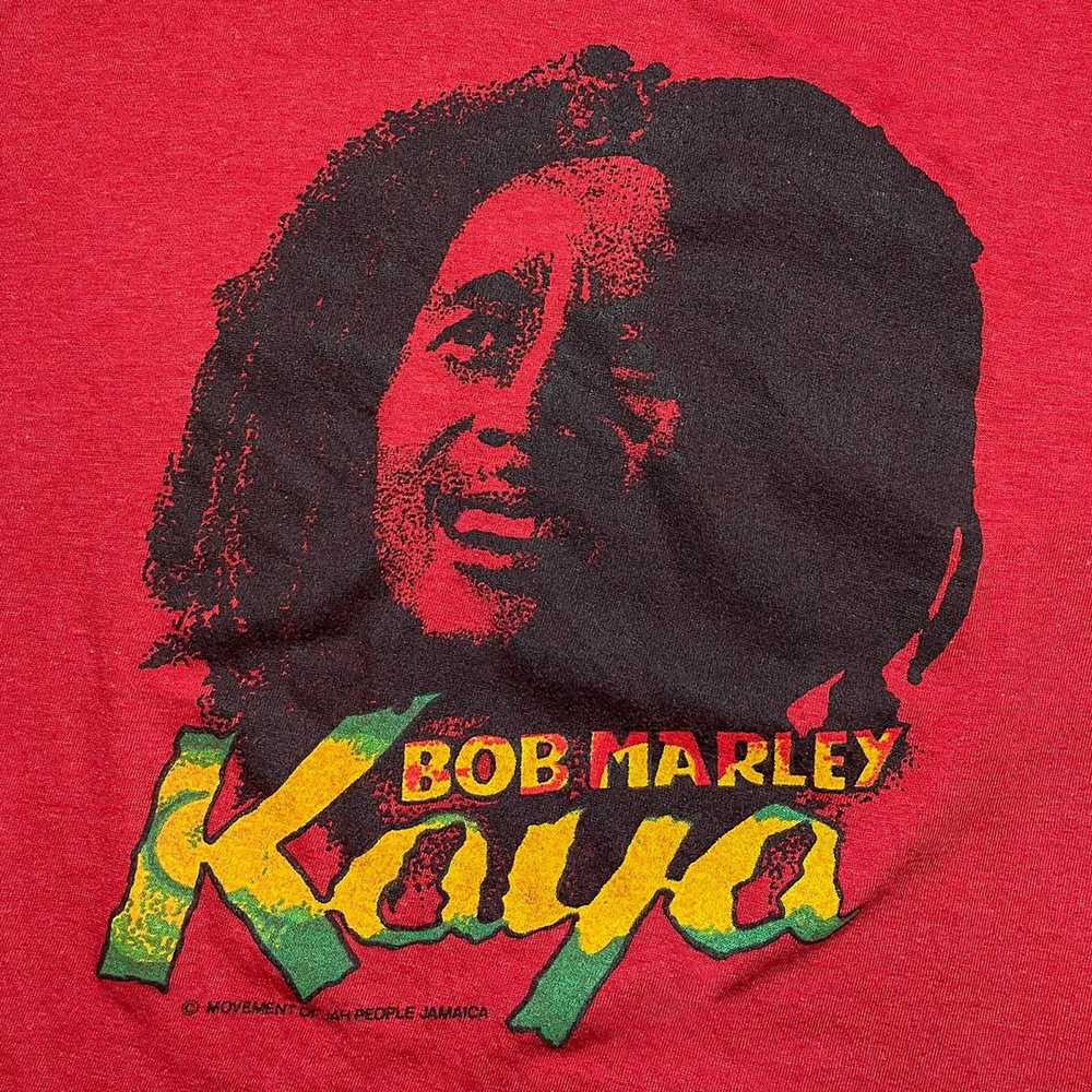 Bob Marley × Vintage Vintage Bob Marley 1980s Tee… - image 2